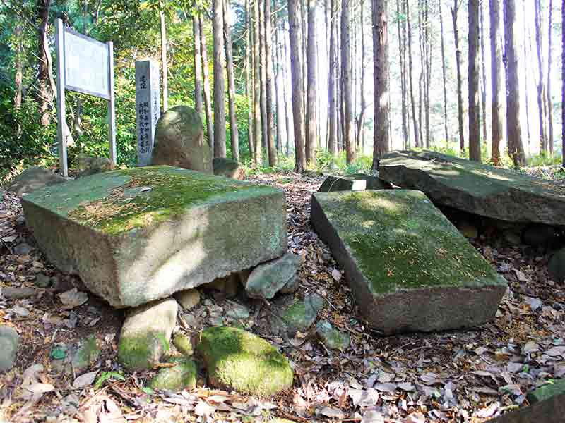 田下のキリシタン様式墓碑(市指定史跡）の画像